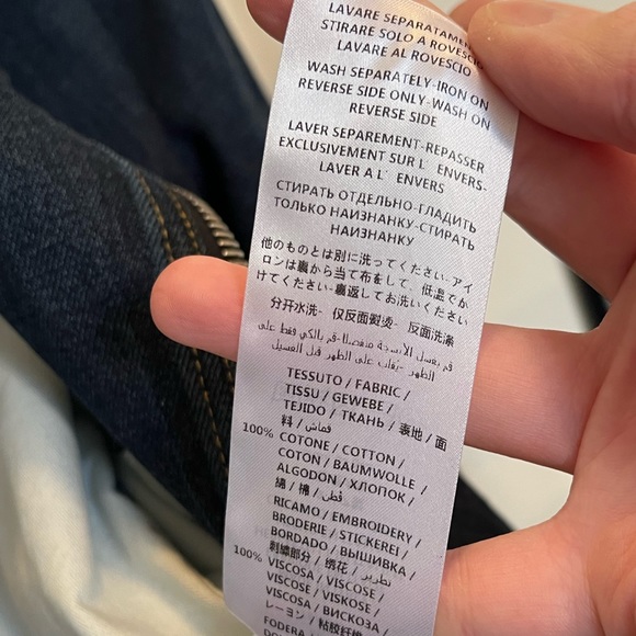 Alexander McQueen 2018 Denim Moto Jacket - Picture 9 of 10